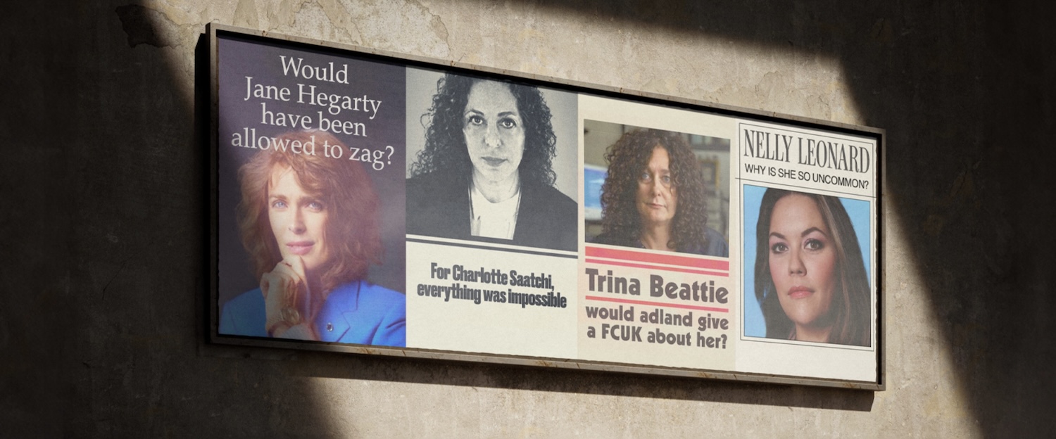AnalogFolk UK transforms iconic ad men into women in campaign to highlight lack of visibility of female creative leadership in the industry